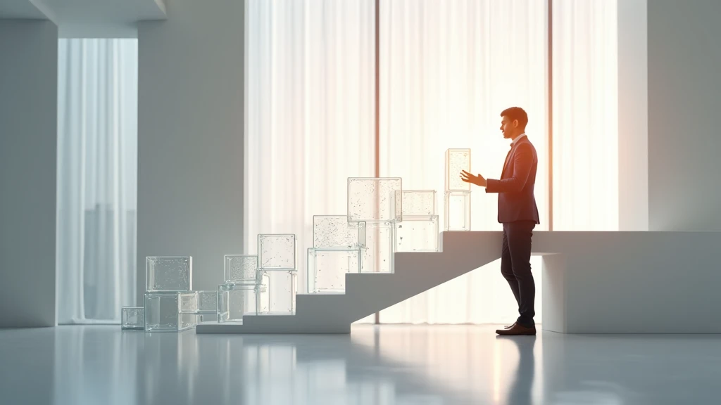 Imagen conceptual de un profesional diseñando su itinerario formativo para alcanzar puestos híbridos, integrando diversas habilidades multidisciplinares en un entorno moderno y luminoso.