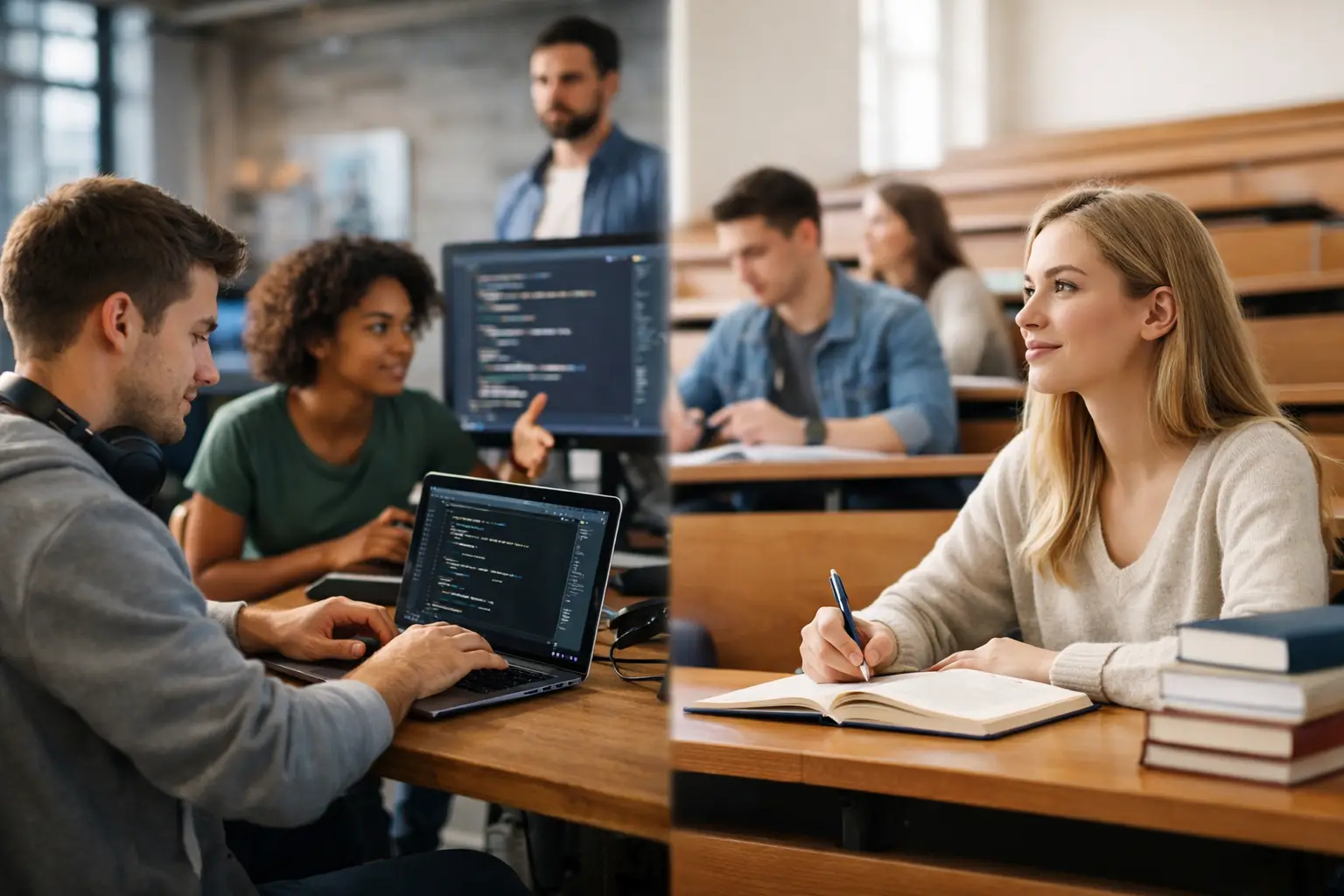 Bootcamp vs formación reglada: cuál elegir